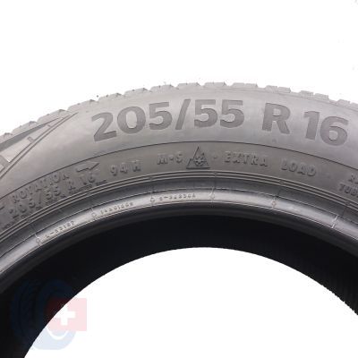 6. Opony 205/55 R16 2x CONTINENTAL 94H XL AllSeasonContact Wielosezonowe 2021 5,8mm