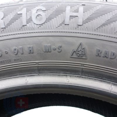 2. Opona 205/55 R16 1x GISLAVED 91H Euro Frost 6 zimowa 8,5mm 2023 Jak Nowa