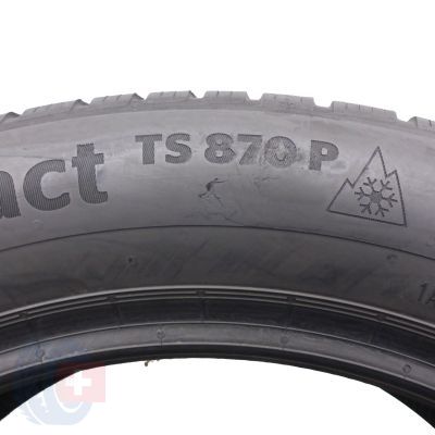 8. 2 x CONTINENTAL 215/55 R17 98V XL WinterContact TS870P Zima 2021 6,5-7,2mm