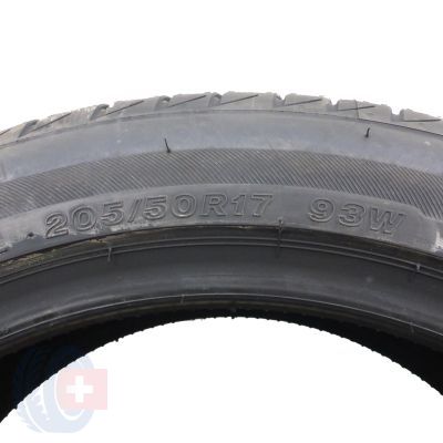 5. 2 x BRIDGESTONE 205/50 R17 93W XL Turanza T005 RFT Lato 2019 Jak Nowe