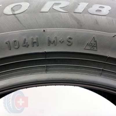 9. Opony 225/60 R18 4x PIRELLI 104H XL Winter Sottozero 3 BMW Zimowe 2023 8mm Jak Nowe