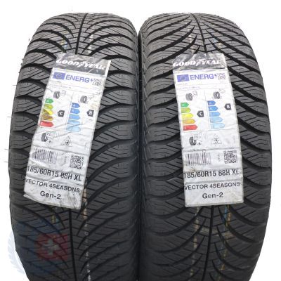 Opony 185/60 R15 2x GOODYEAR 88H XL Vector 4Seasons Gen2 Wielosezonowe 2021 Jak Nowe
