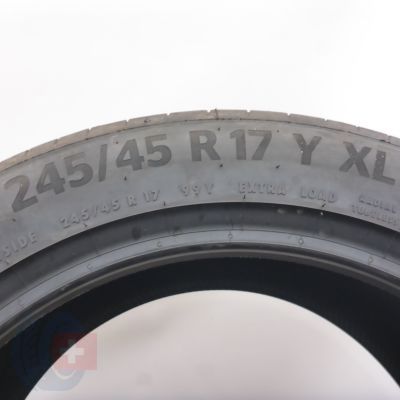 7. Opony 245/45 R17 2x CONTINENTAL 99Y XL PremiumContact 6 Letnie 2022 