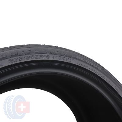 6. 2 x BRIDGESTONE 305/30 ZR19 102Y XL Potenza RE050A N-1 Lato 2020 Jak Nowe