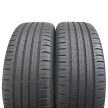 2 x CONTINENTAL 195/55 R16 87H ContiEcoContact 5 Lato 2017 7mm Jak Nowe