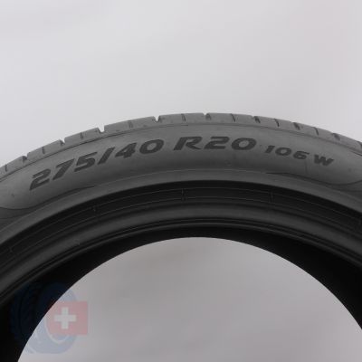4. Opona 275/40 R20 1x PIRELLI 106W XL P Zero BMW Letnia 2021 6,5mm 