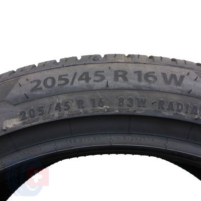 6. 4 x BARUM 205/45 R16 83W Bravuris 5HM Lato 2020 Jak Nowe