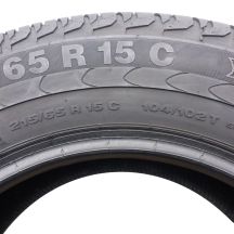 5. 2 x CONTINENTAL 215/65 R15C 104/102T Vanco 2 Lato 2019 8,3mm Jak Nowe