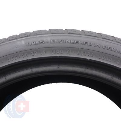 4. Opony 255/40 R19 2x CONTINENTAL 100Y XL SportContact 2 MO letnie 2017 6,8mm