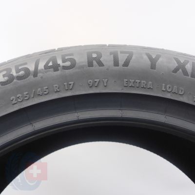 6. Opony 235/45 R17 2x CONTINENTAL 97Y XL PremiumContact 6 Letnie 2020 Nieużywane 