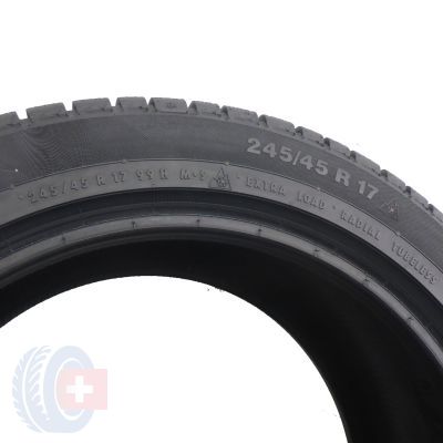 6. 2 x CONTINENTAL 245/45 R17 99H XL ContiWinterContact TS830 P M0 Zima 6.5-7mm