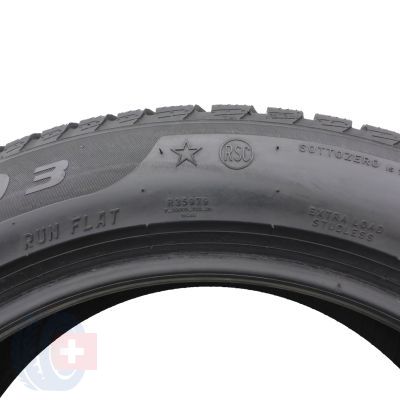 9. 4 x PIRELLI 245/50 R19 105V XL Sottozero 3 Winter Run Flat BMW Zima 2018 6,5mm