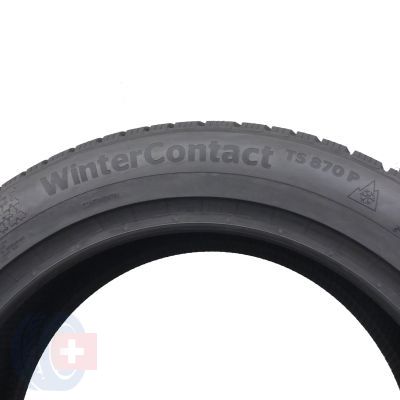 7. Opony 215/55 R18 2x CONTINENTAL 99V XL WinterContact TS870P zimowe 2022 Jak Nowe