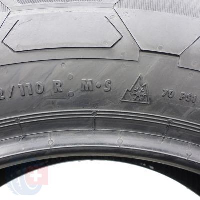 6. Opony 225/65 R16C 2x CONTINENTAL 112/110R VanContactWinter Zimowe 2023 10mm JAK NOWE 