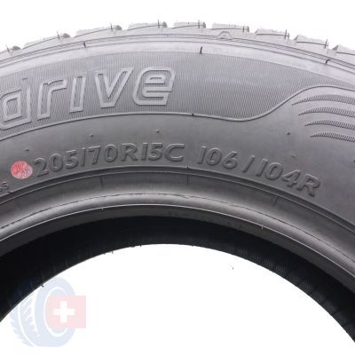 8. Opony 205/70 R15C 4x DUNLOP 106/104R Econodrive Letnie 2016 Nieużywane