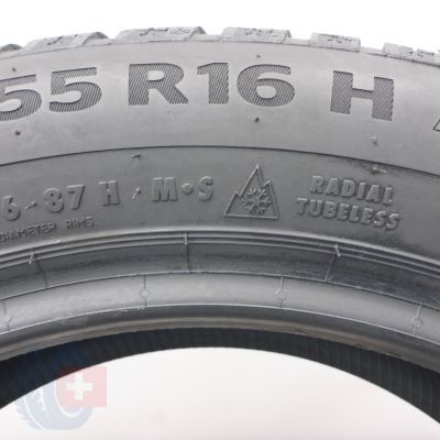 8. Opony 195/55 R16 2x CONTINENTAL 87H WinterContact 860 Zimowe 2018/20 7-8mm