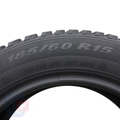 4. 2 x PIRELLI 185/60 R15 88T XL Winter Cinturato Zima 2017 Jak Nowe  7-7,2mm