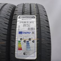 3. Opony 215/60 R16C 2x CONTINENTAL 103/101T VanContact eco Letnie 2023