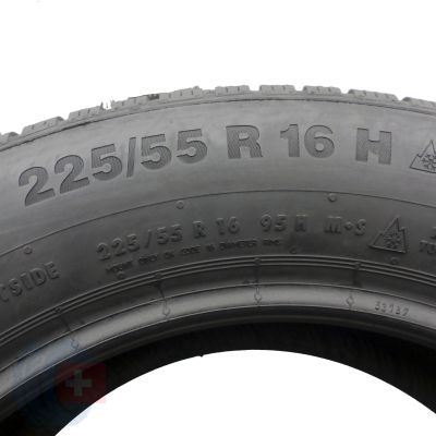 4. Opona 225/55 R16 1x CONTINENTAL 95H WinterContact TS 850 P Zimowa 2017 Nieużywana   
