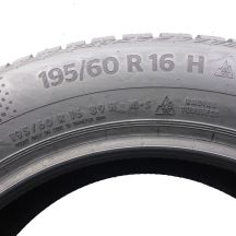 7. Opony 195/60 R16 4x CONTINENTAL 89H WinterContact TS 860 S BMW Zimowe 2020 Jak Nowe