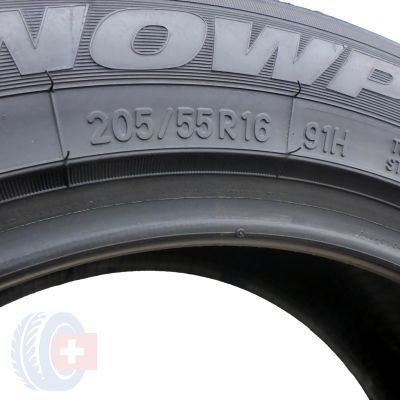 6. 2 x TOYO 205//55 R16 91H Snowprox S 954 Zima 7.5-8mm 