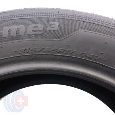 5. 4 x HANKOOK 215/55 R17 94V VentusPrime 3 K125 Seal Lato 2022 6,5-6,8mm