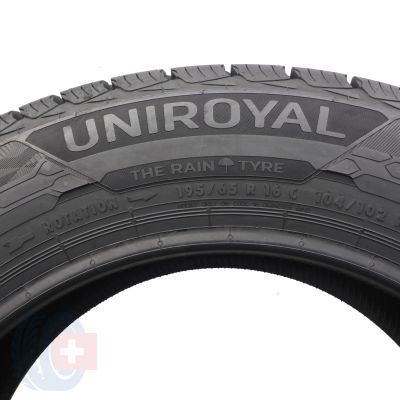 5. Opony 195/65 R16C 4x UNIROYAL 104/102R Snow Max 3 Zimowe 2021 Jak Nowe