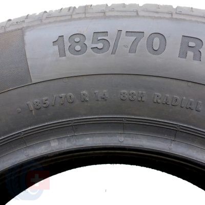 4. 2 x CONTINENTAL 185/70 R14 88H ContiPremiumContact 5 Lato 2017 Jak Nowe Nieużywane 