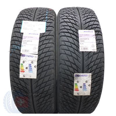 2 x MICHELIN 225/60 R18 104H XL Pilot Alpin 5 SUV Zima 2021 Jak Nowe