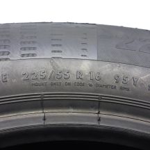 5. Opony 225/55 R16 4x CONTINENTAL 95Y ContiEcoContact 5 letnie 2019 Jak Nowe