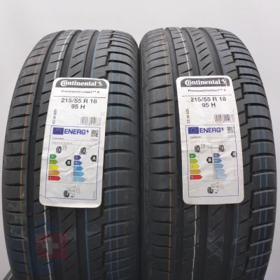 3. Opony 215/55 R18 4x Continental 95H Premium Contact 6 Letnie 2021/22 