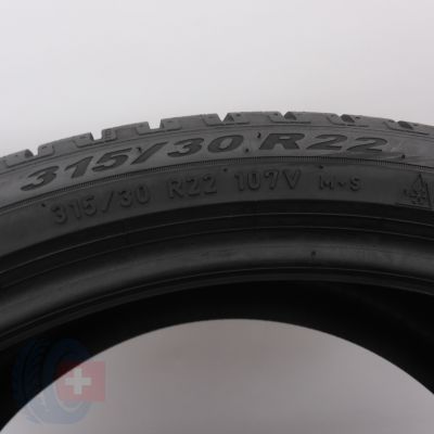 5. Opony 315/30 R22 2x PIRELLI 107V XL Scorpion Winter Zimowe 2022 6,2mm