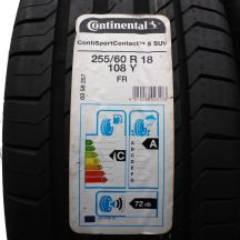 2. 4 x CONTINENTAL 255/60 R18 108Y ContiSportContact 5 SUV Lato 2019 Jak Nowe Nieużywane 