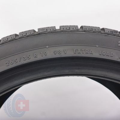 6. Opony 265/35 R19 2x CONTINENTAL 98V XL ContiWinterContact TS 830 P M0 Zimowe 2016 7mm