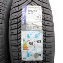 2. Opony 195/65 R15 2x MICHELIN 95V XL CrossClimate+ Wielosezonowe 2021 Jak Nowe 