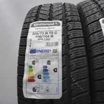 2. Opony 205/70 R15C 4x CONTINENTAL 106/104R VanContact Winter Zimowe 2021, 2022 Nieużywane  2. Opony 205/70 R15C 4x CONTINENTAL 106/104R VanContact Winter Zimowe 2021, 2022 Nieużywane