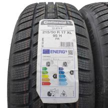 2. Opony 215/50 R17 4x CONTINENTAL 95H WinterContact TS 870 P Zimowe 2023 Jak Nowe