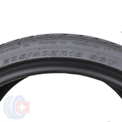 6. 2 x NEXEN 205/40 ZR18 86Y XL N8000 Lato 2017 6,8-7mm