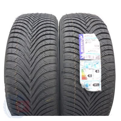 Opony 205/50 R17 2x MICHELIN 93V XL Alpin 5 Zimowe 2018 Jak Nowe