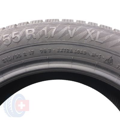 6. 4 x GISLAVED 215/55 R17 98V XL Euro Frost 6 Zima 2022/23 6,8-8mm