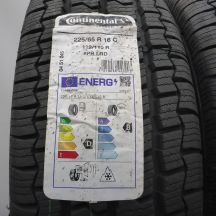 3. Opony 225/65 R16C 2x CONTINENTAL 112/110R VancoFourSeason2 Wielosezonowe 2024 Nieużywane 