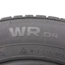 6. 2 x NOKIAN 215/60 R16 99H XL WR D4 Zima 2017  7-7,6mm