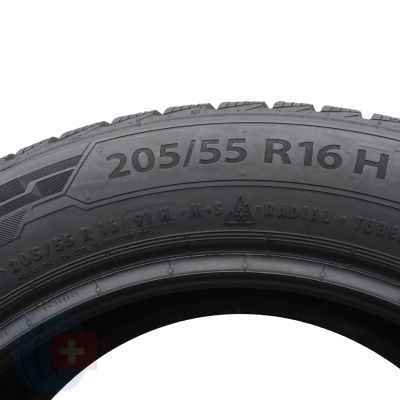 6. 4 x BARUM 205/55 R16 91H Polaris 5 Zima 2021 7,2-7,5mm Jak Nowe