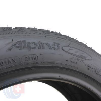 5. 1 x MICHELIN 205/55 R17 91H Alpin 5 ZP Zima 2019 Jak Nowa 8mm