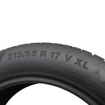 4. 2 x CONTINENTAL 215/55 R17 98V XL WinterContact TS850P Zima 2016 6,5-6,8mm