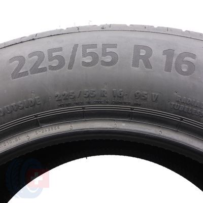 4. Opony 225/55 R16 2x CONTINENTAL 95V EcoContact6 Letnie 2020 6,5-6,8mm