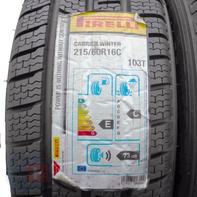 2. 4 x PIRELLI 215/60 R16C Carrier Winter Zima 2017/2019 