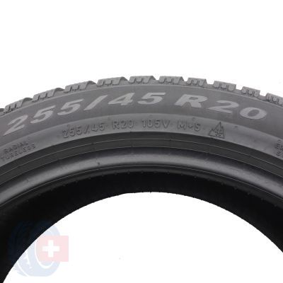 6. Opony 255/45 R20 2x PIRELLI 105V XL Scorpion Winter 2 Zimowe 2022 7-6,8mm 