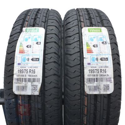 3. Opony 195/75 R16C 4x NOKIAN 107/105S Cline Letnie 2016 Nieużywane