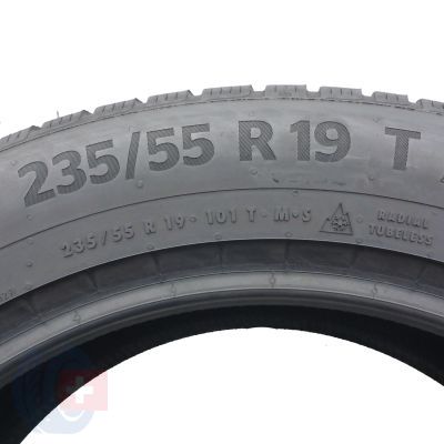 4. Opona 235/55 R19 1x CONTINENTAL 101T WinterContact TS 870 P Zimowa 2024 7,2mm Jak Nowa